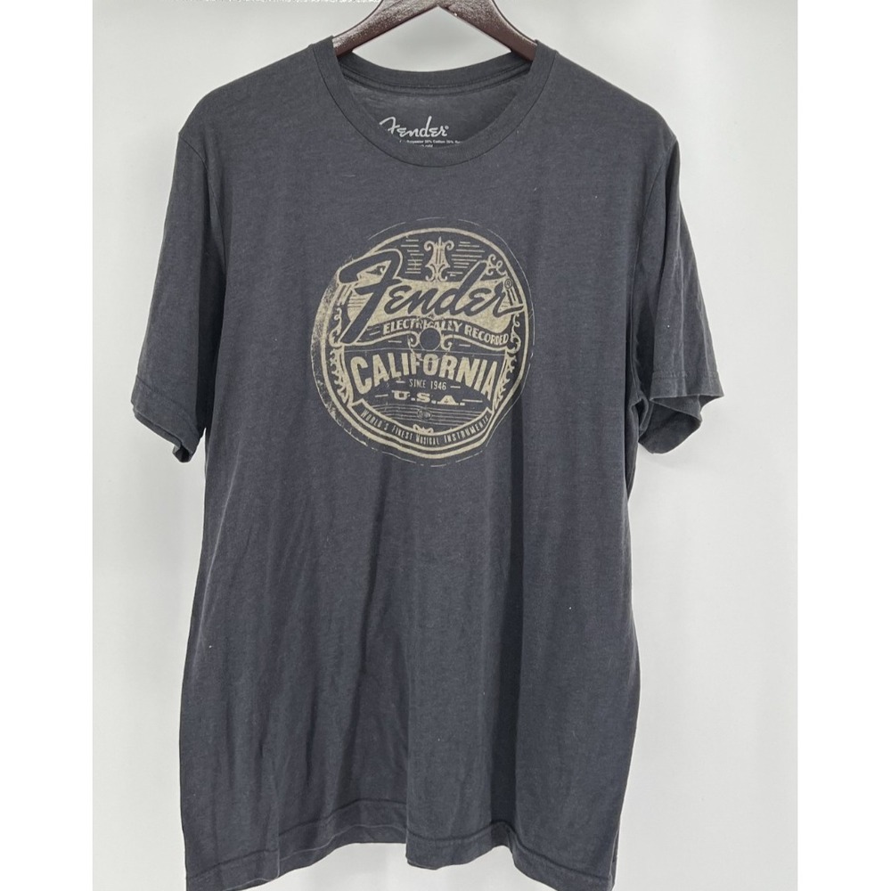 Fender California Men's Grey T-Shirt Size: XL